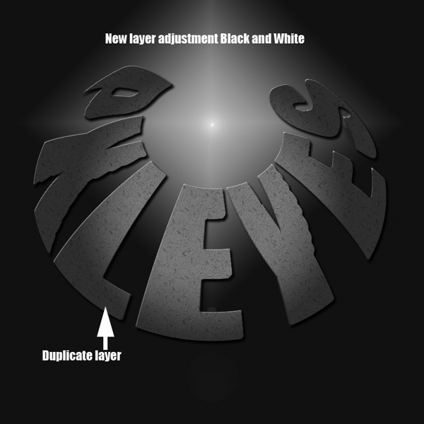 Creation of Typography spherical: Step 6